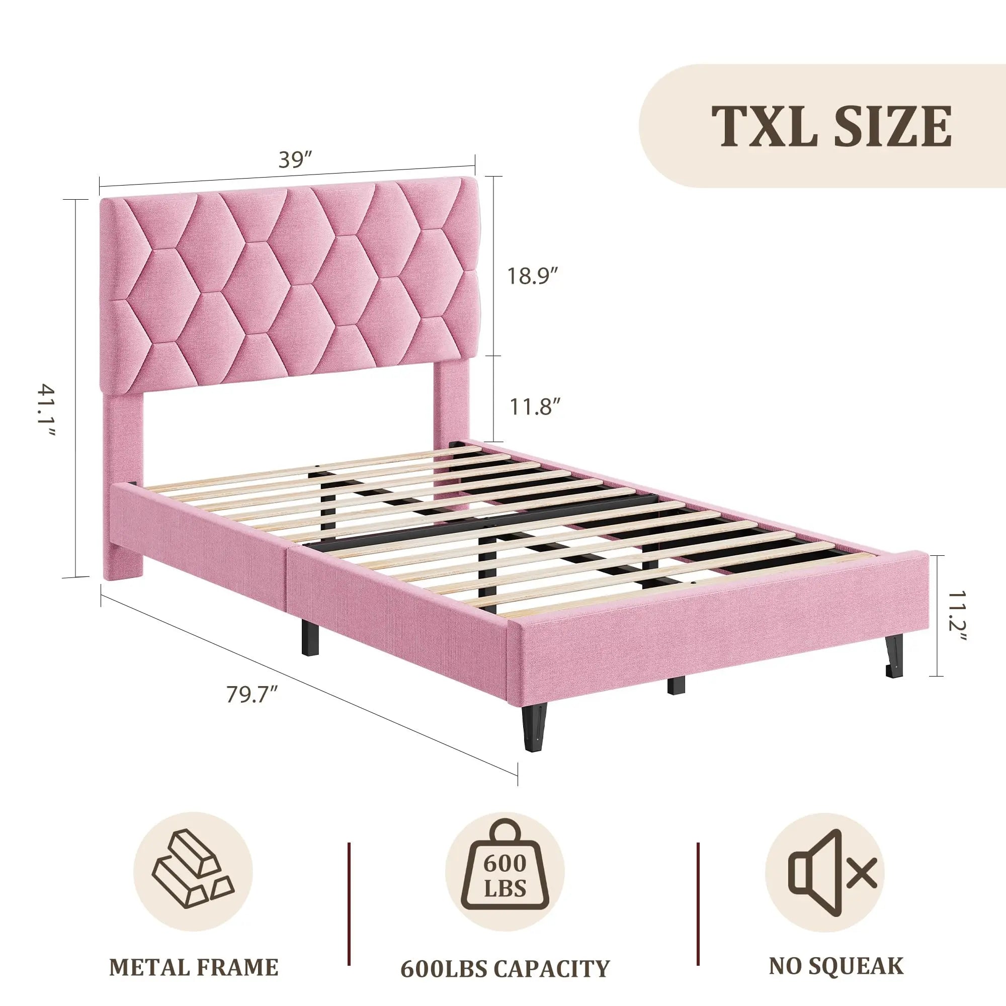Upholstered Platform Bed