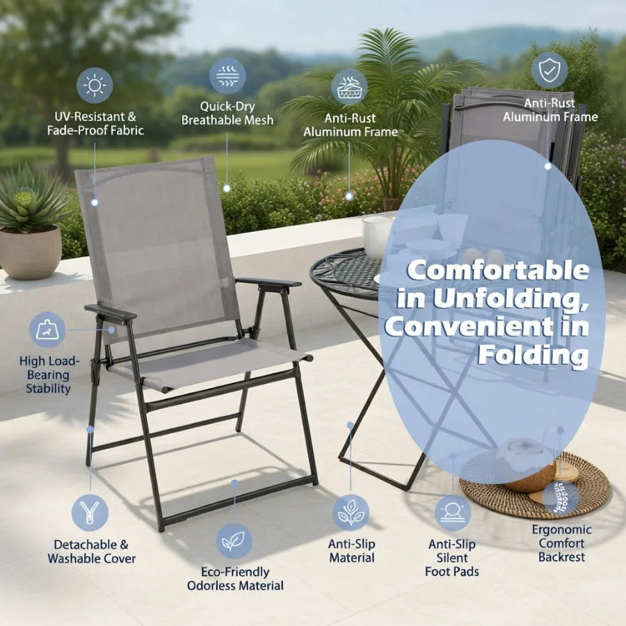 Foldable Patio Chairs