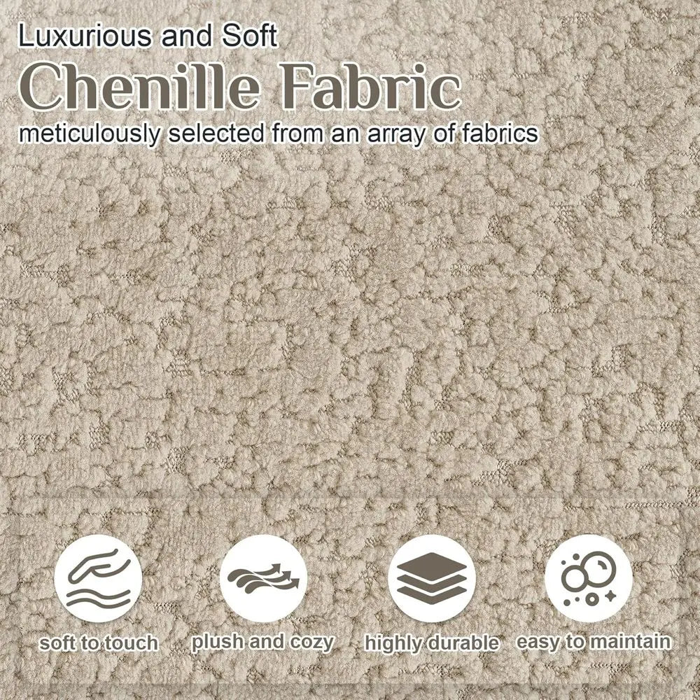 Plush Chenille Sectional