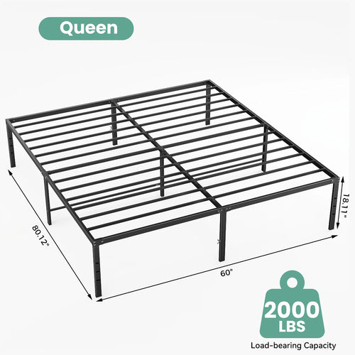18" Metal Platform Bed
