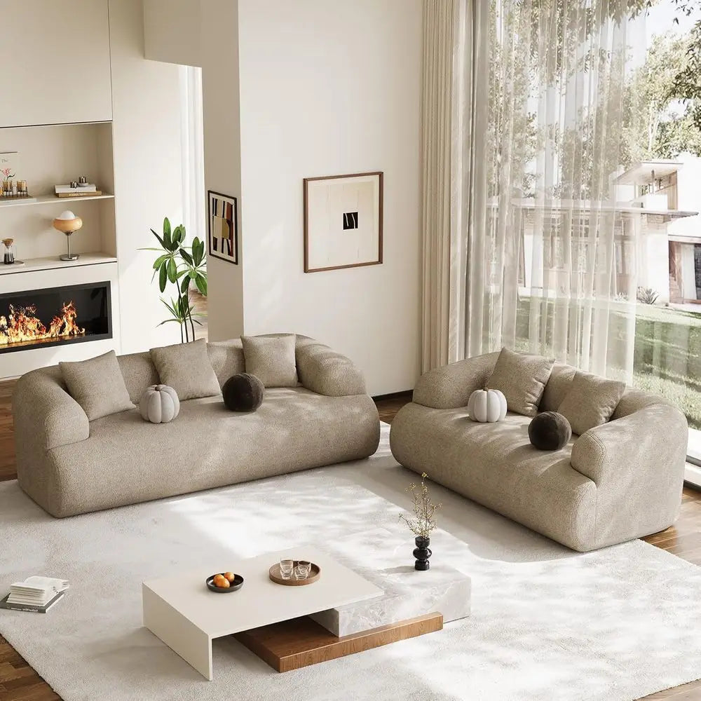 Plush Chenille Sectional