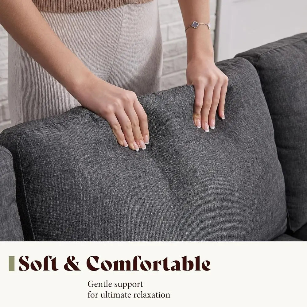 3-Seater Fabric Sofa