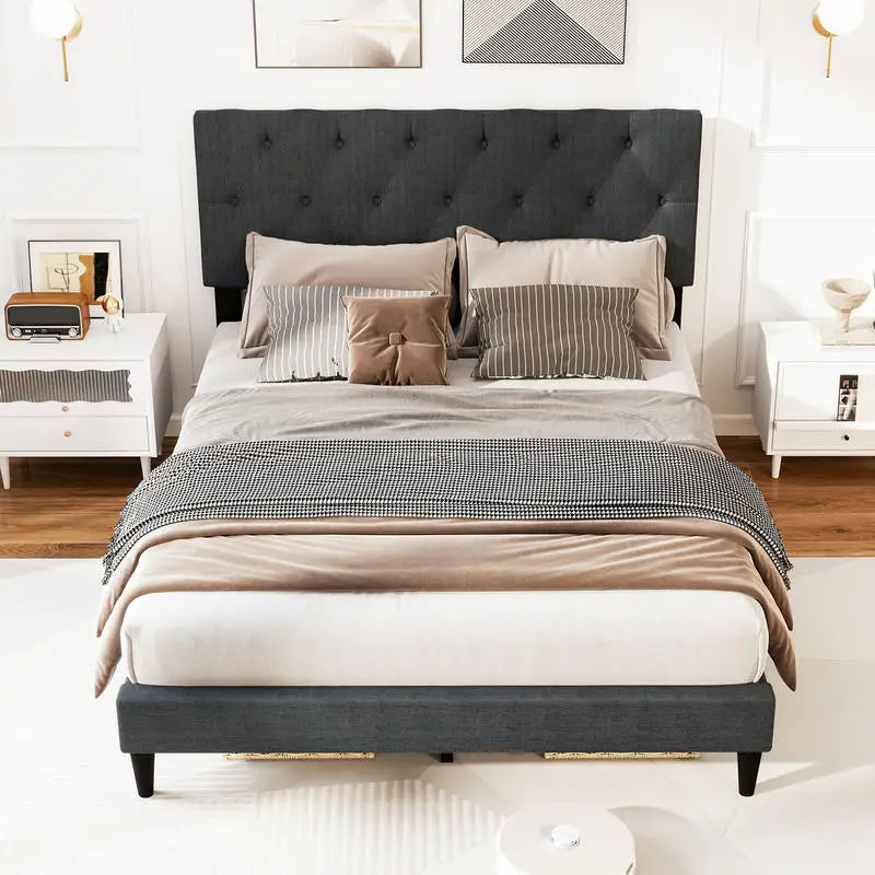 Tufted Upholstered Bed