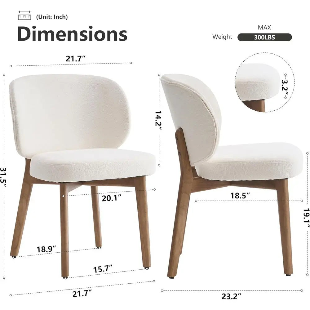 Bouclé Dining Chair