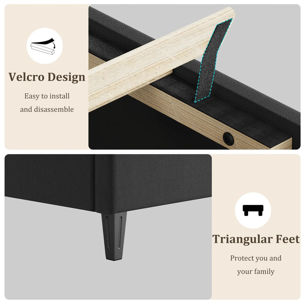 Upholstered Platform Bed