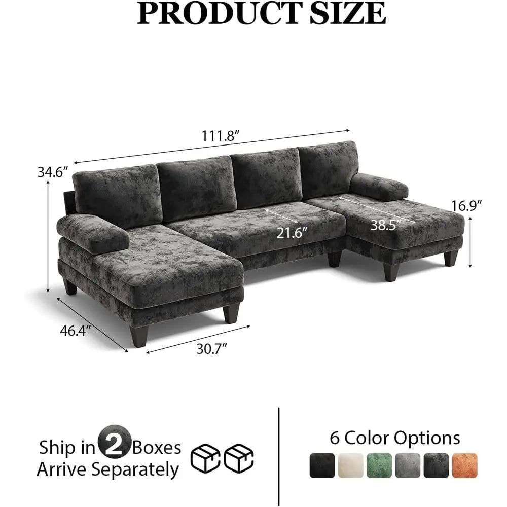 U-Shaped Sectional Sofa