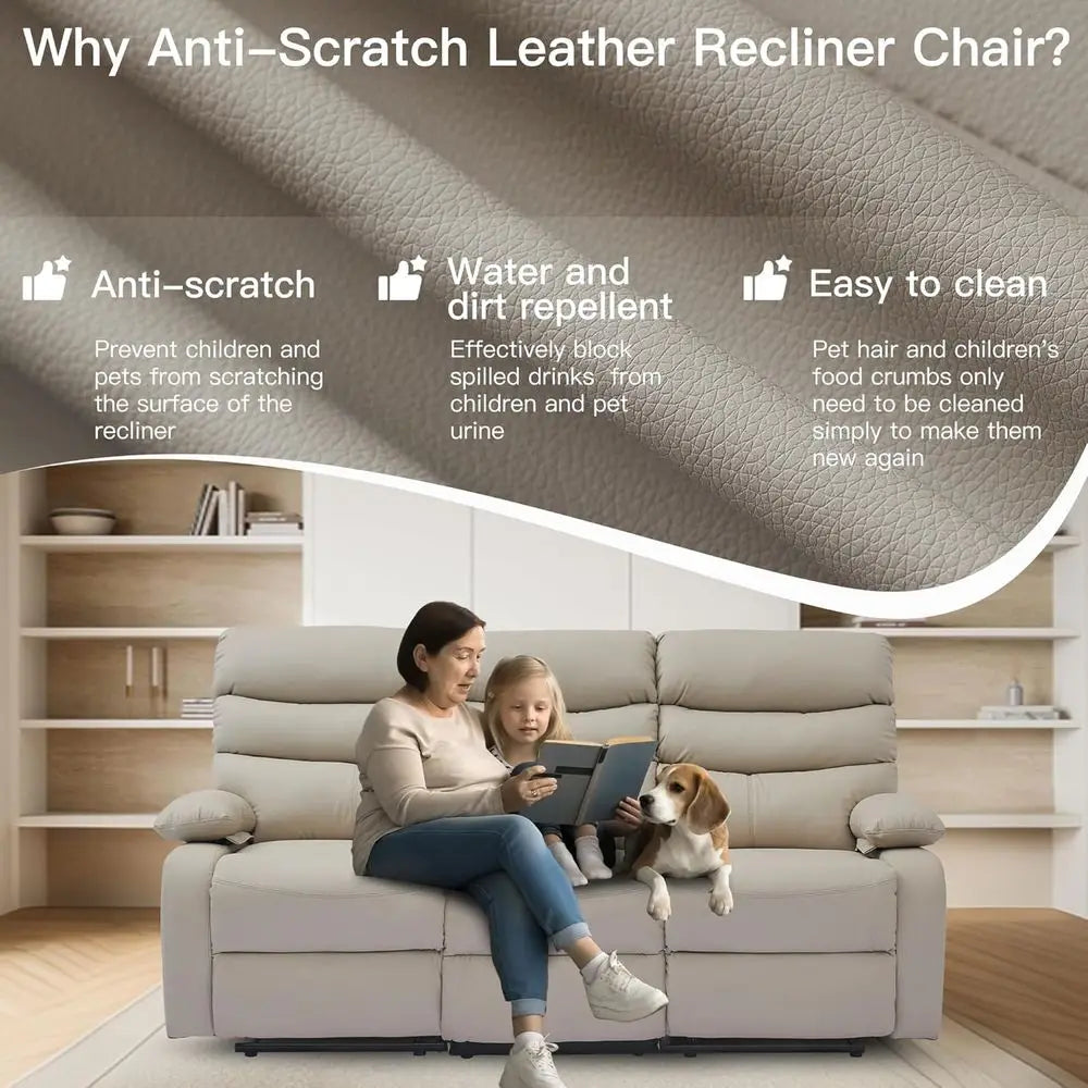 3-Seater Recliner Sofa
