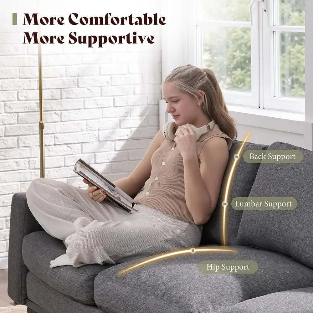 3-Seater Fabric Sofa