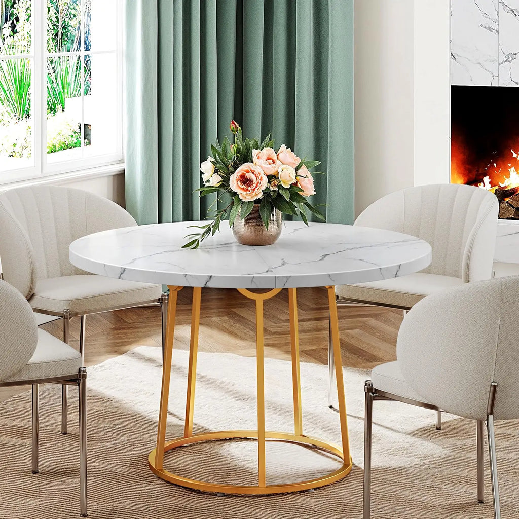 Marble Round Dining Table