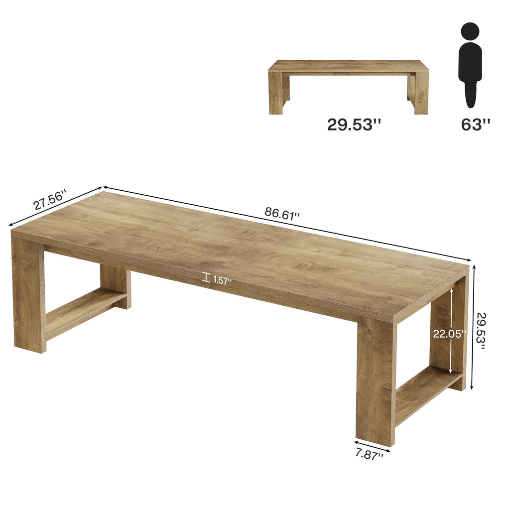 Modern Pedestal Dining Table