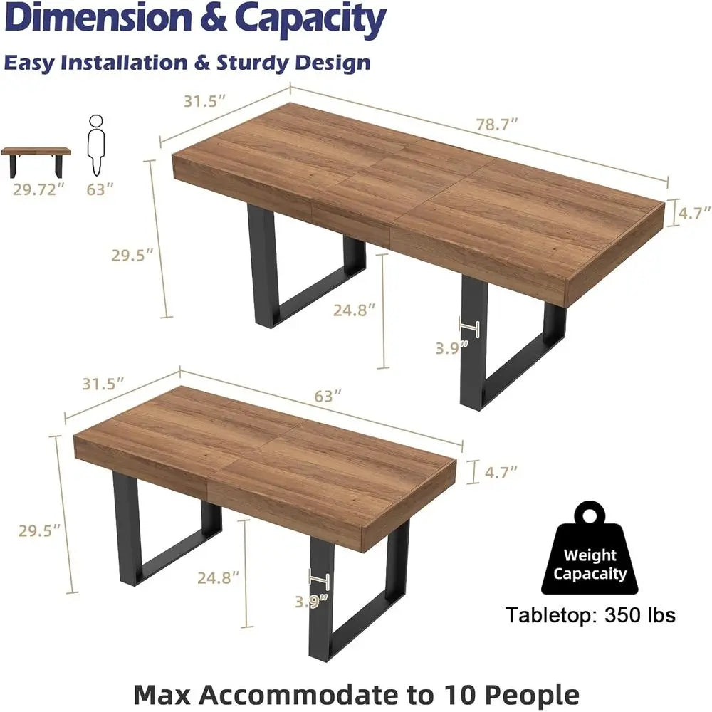 Walnut Extendable Table