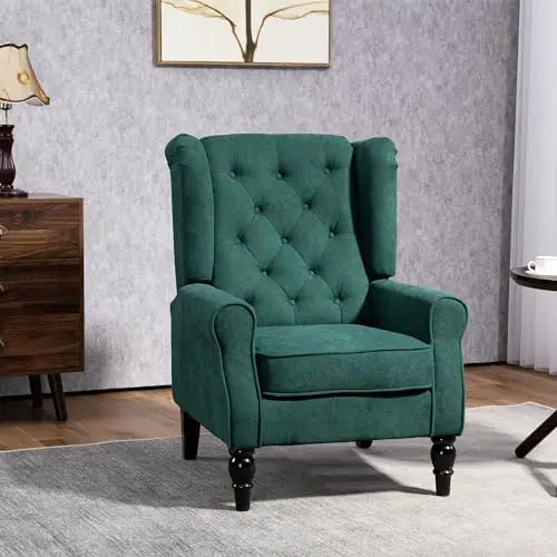 Tufted Wingback Chair