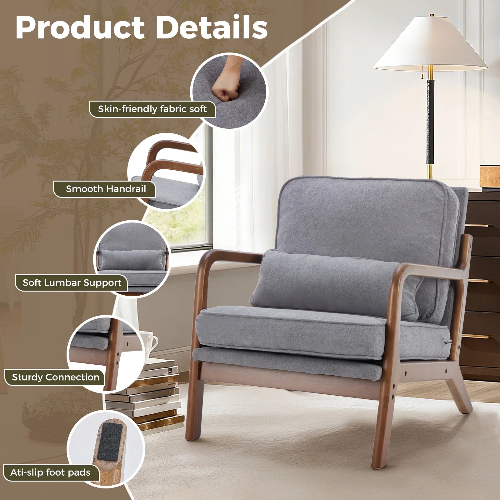 Mid-Century Accent Chair