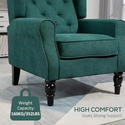 Tufted Wingback Chair