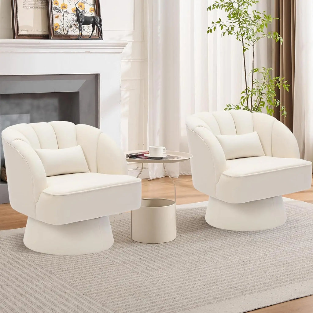Swivel Barrel Chair