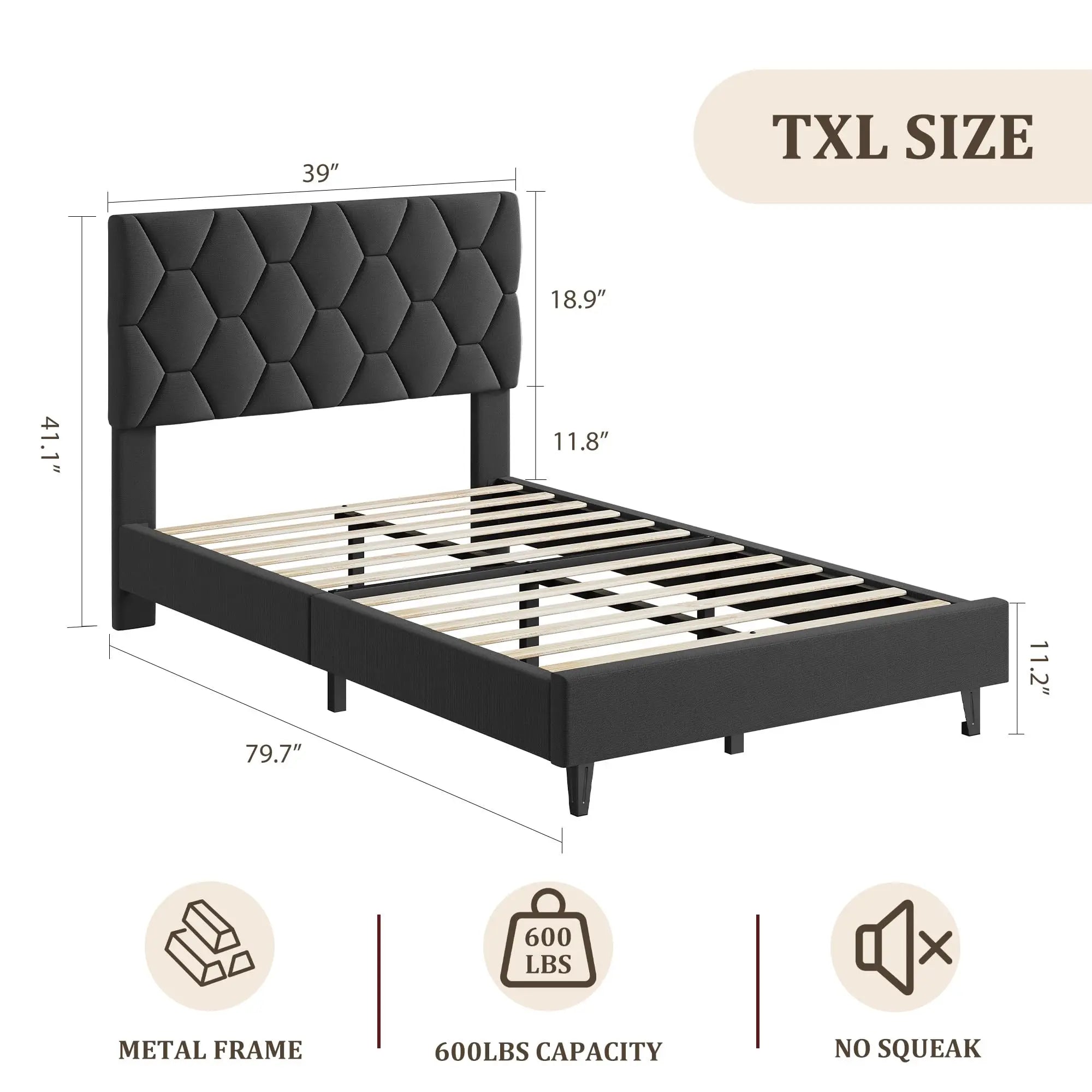 Upholstered Platform Bed