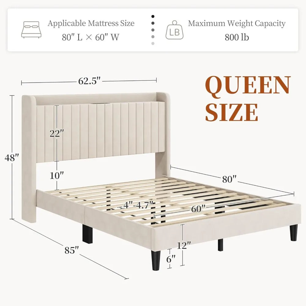 Storage Bed with USB