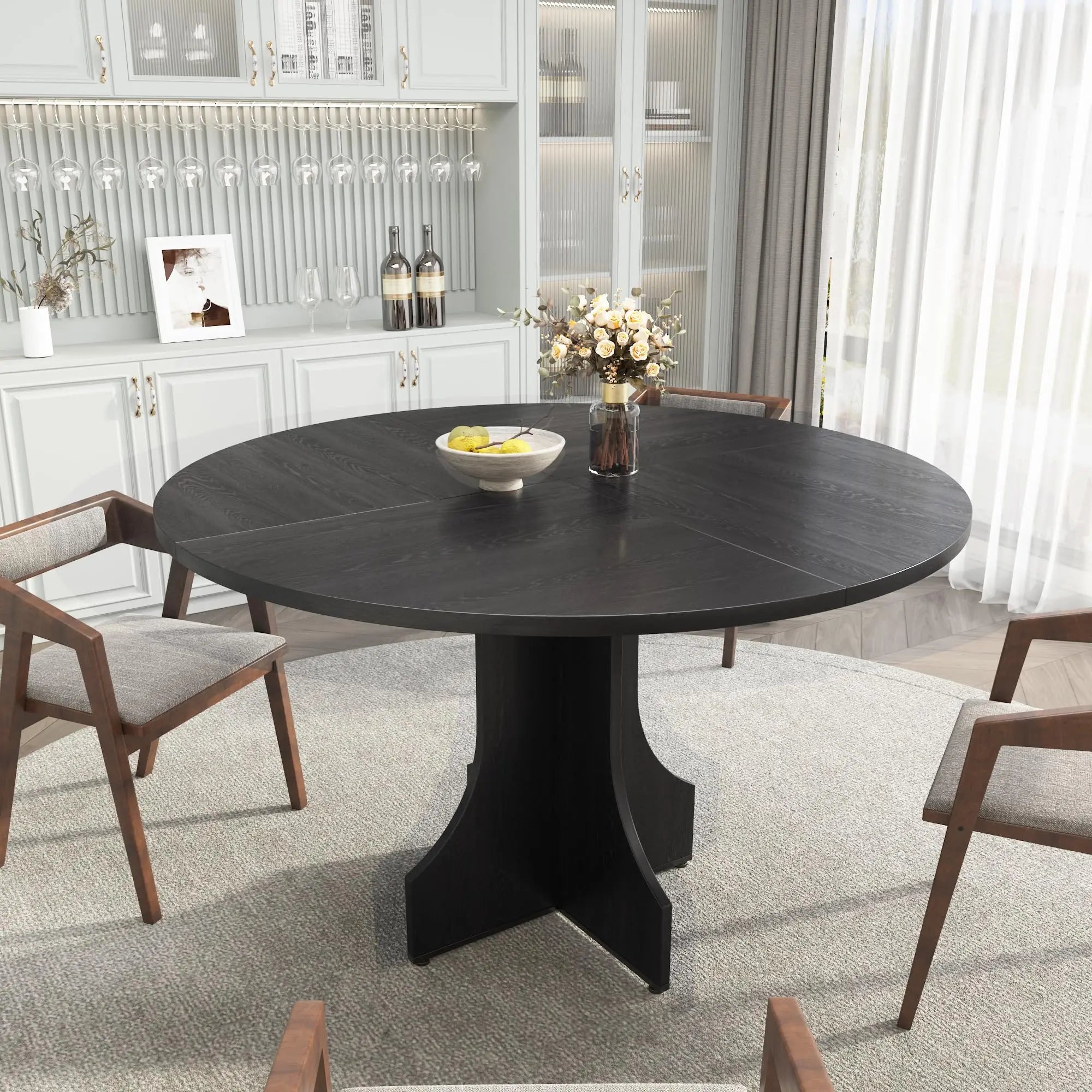 Rustic Round Dining Table