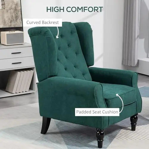 Tufted Wingback Chair