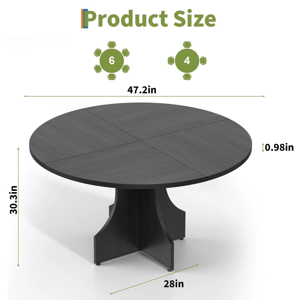 Rustic Round Dining Table