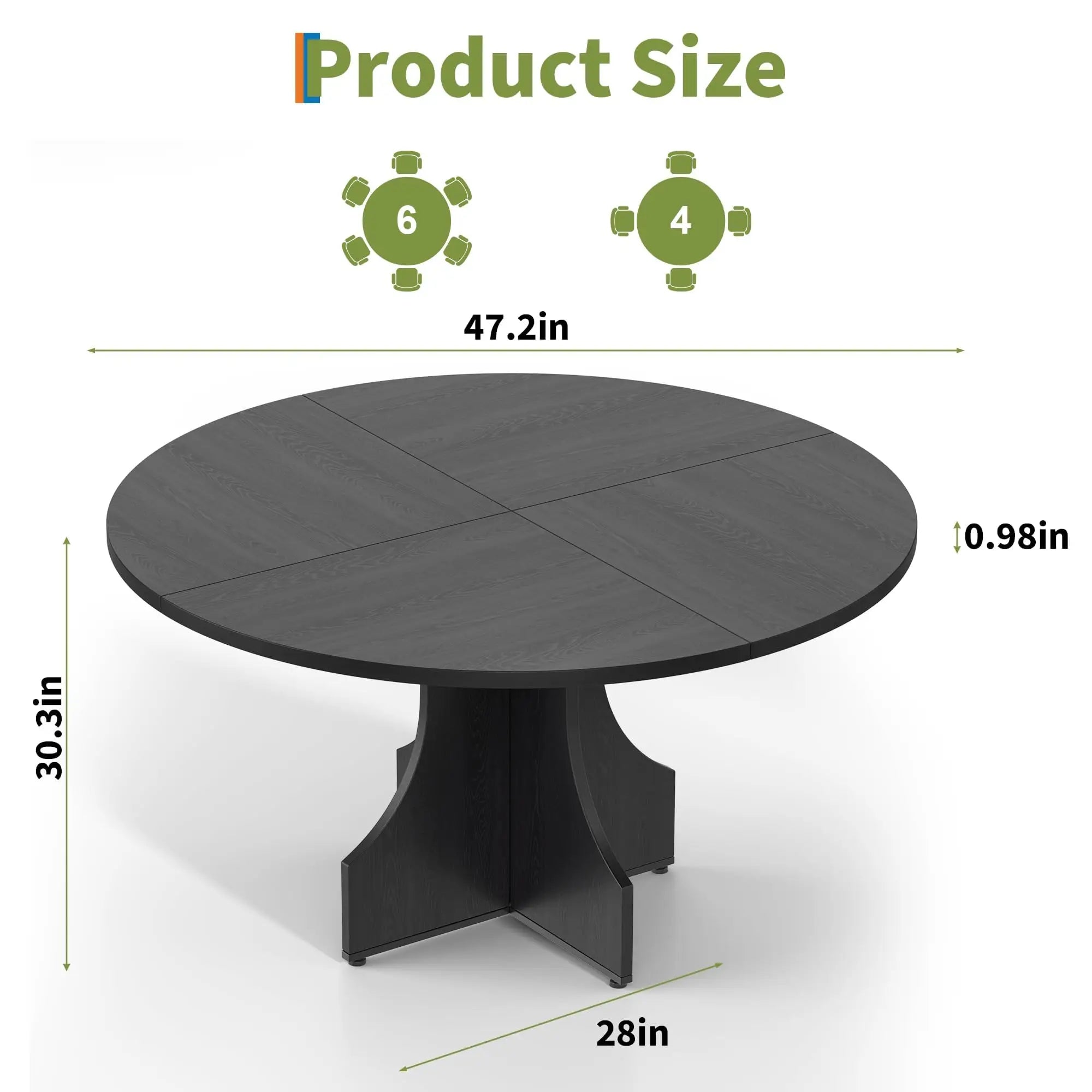 Rustic Round Dining Table
