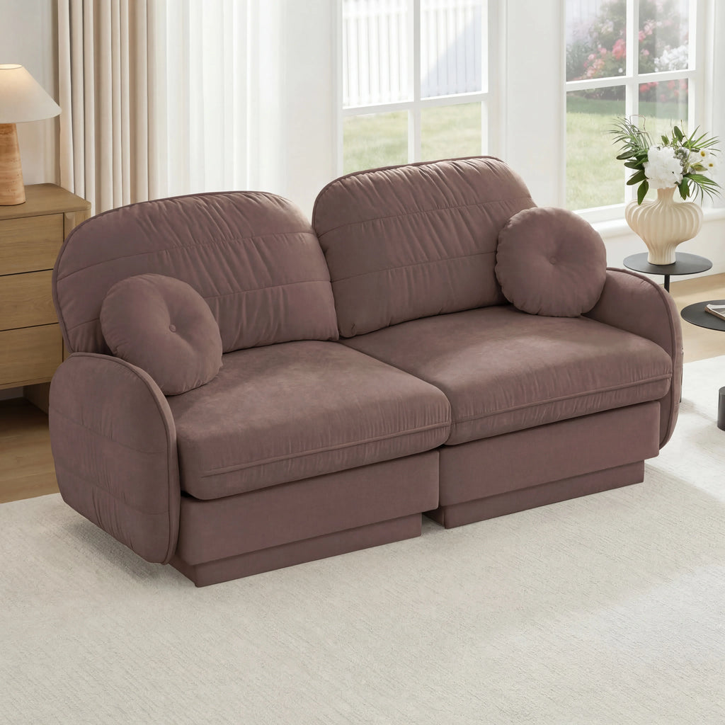 Chenille Loveseat