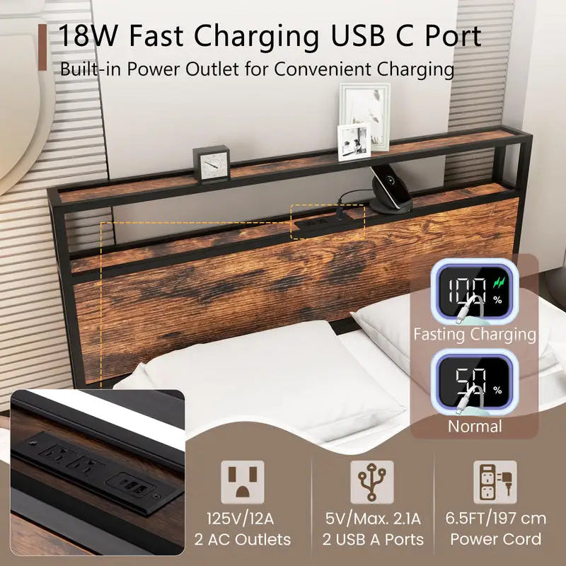Storage Platform Bed