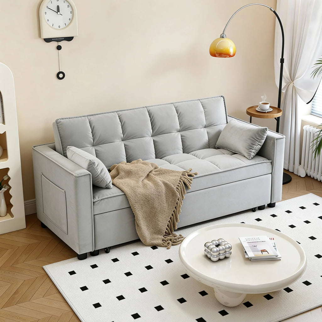 Velvet Sleeper Sofa