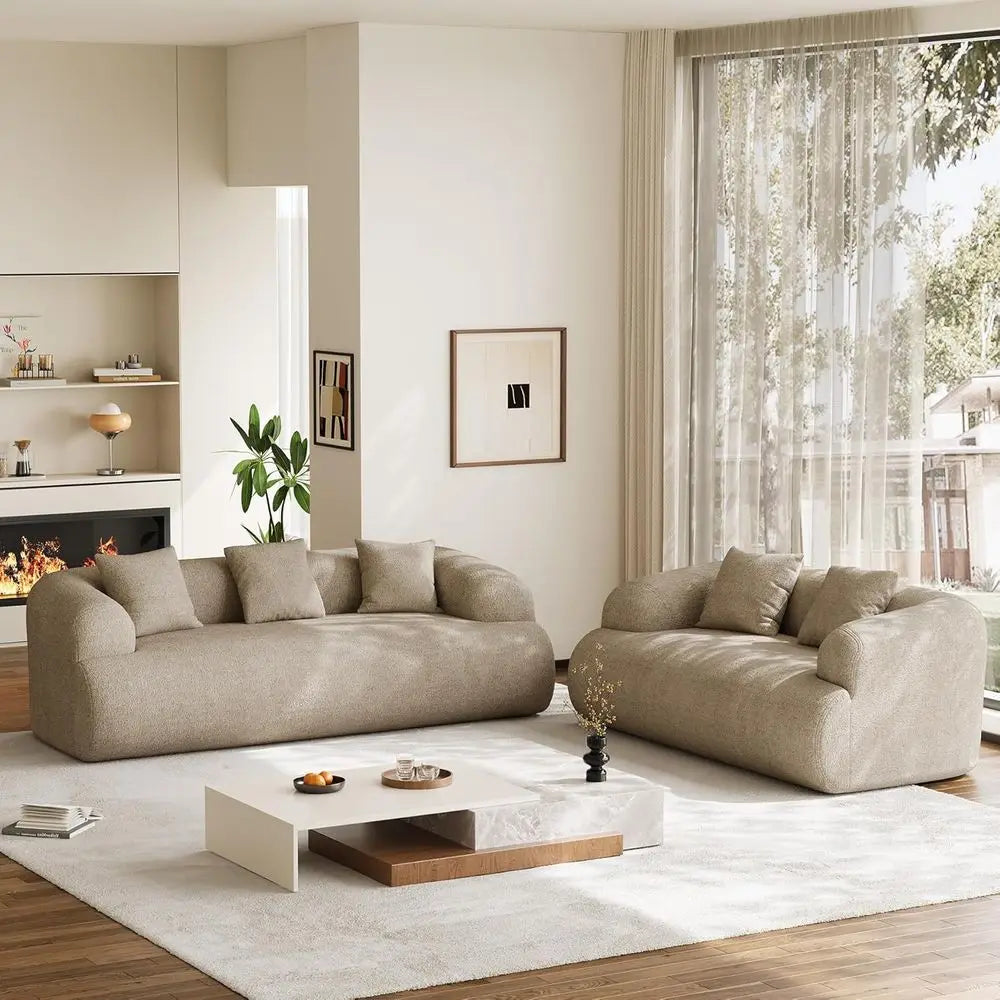 Plush Chenille Sectional