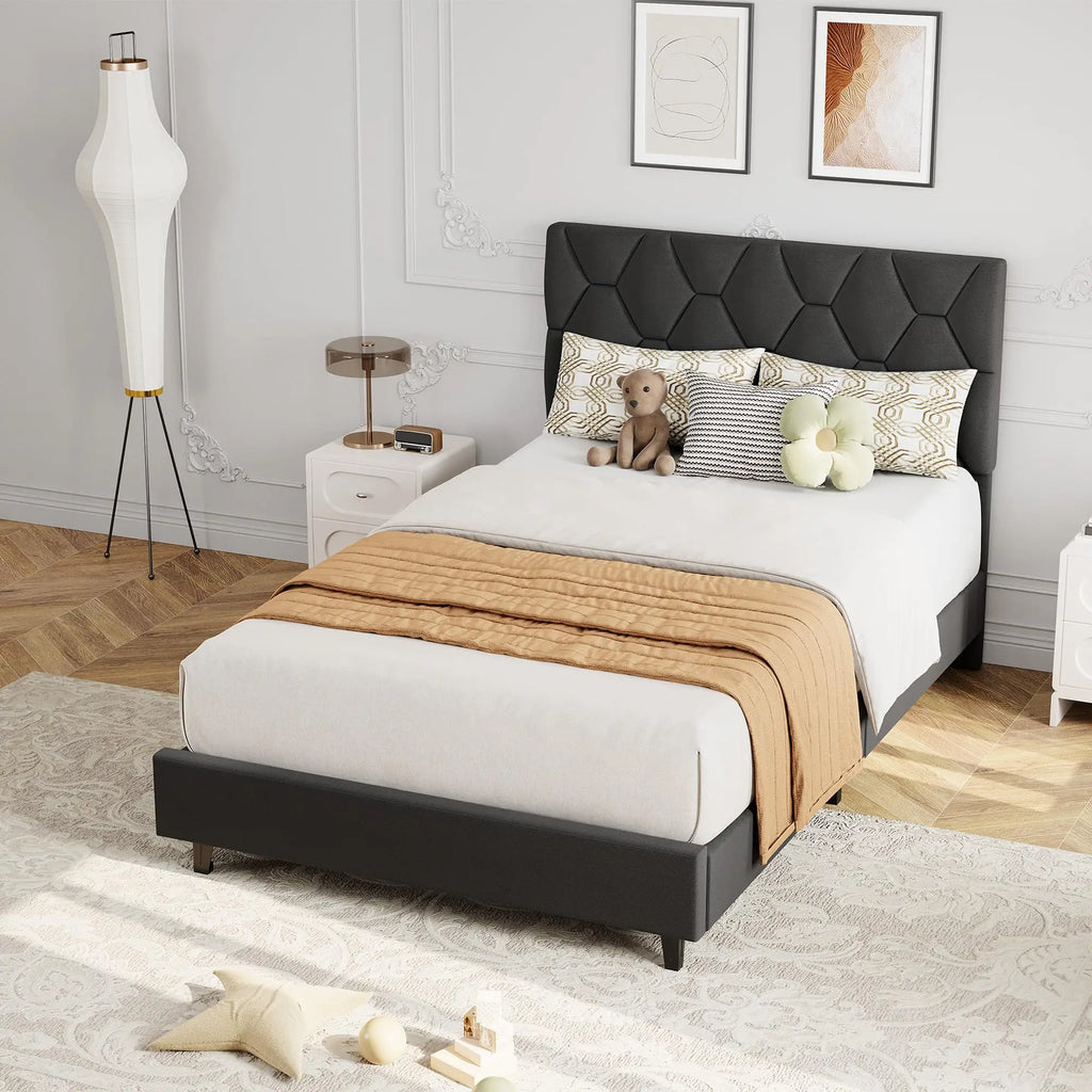 Upholstered Platform Bed