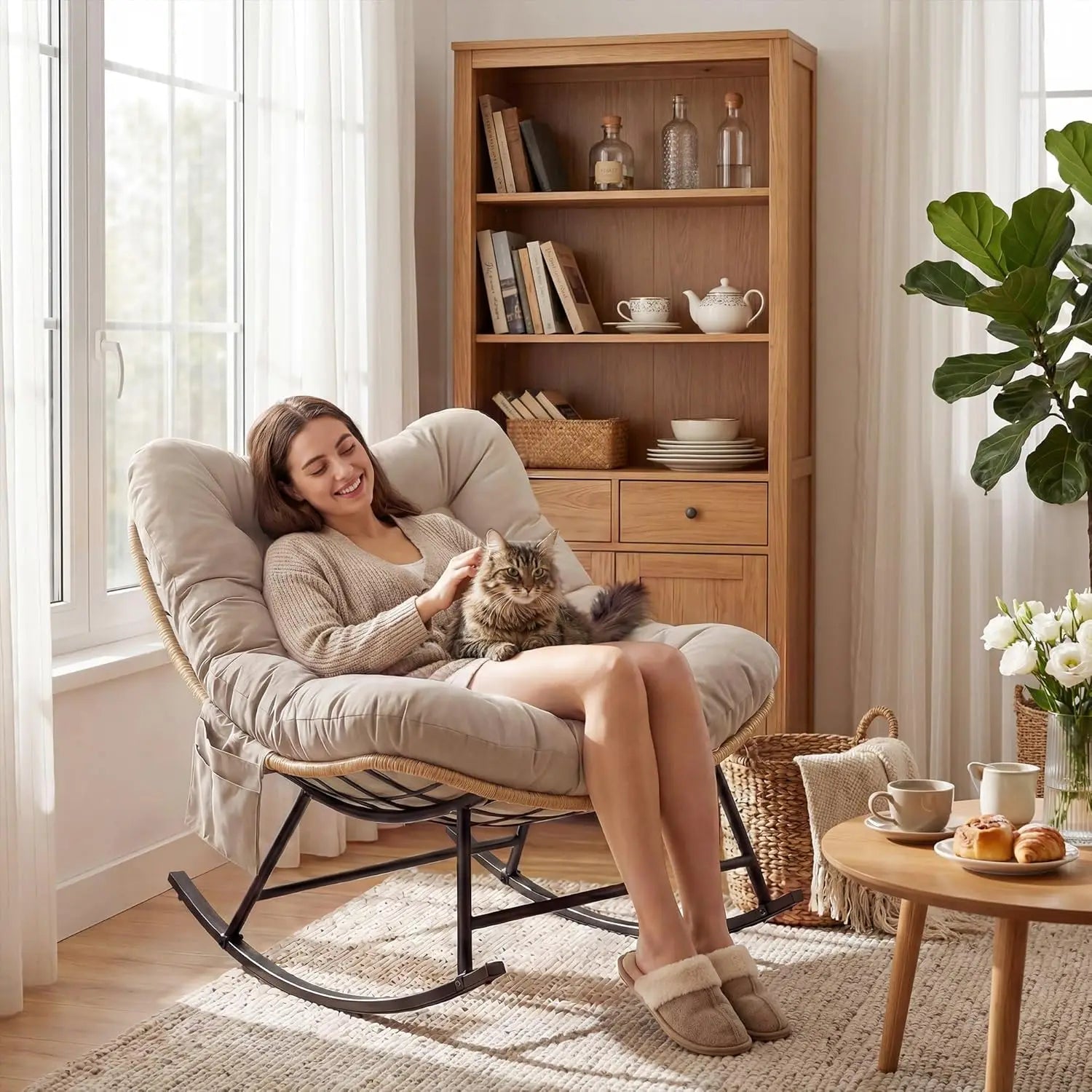 Metal Rocking Chair