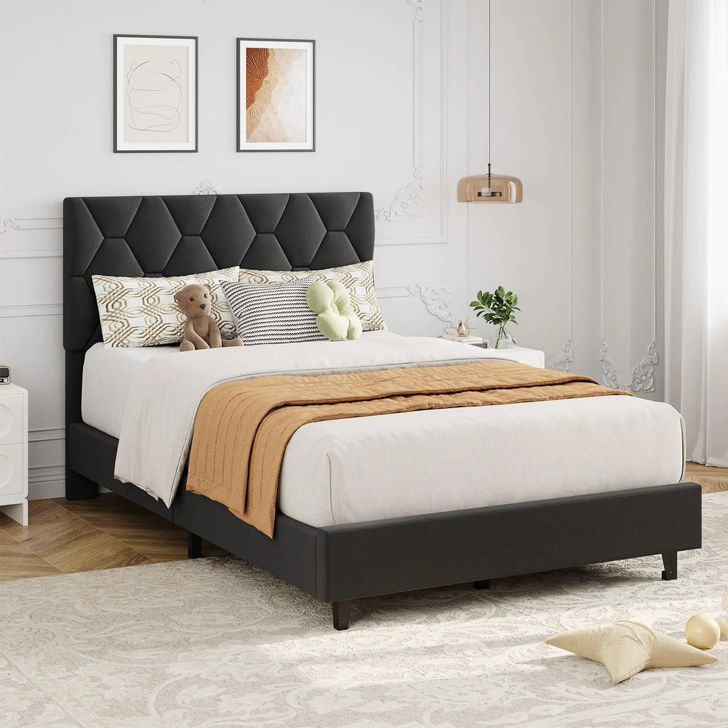 Upholstered Platform Bed