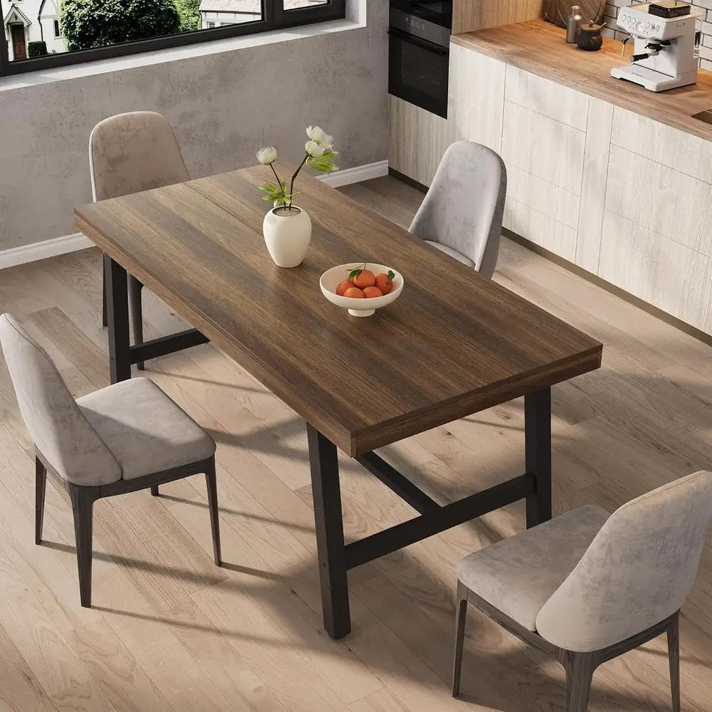Rustic Wood Dining Table