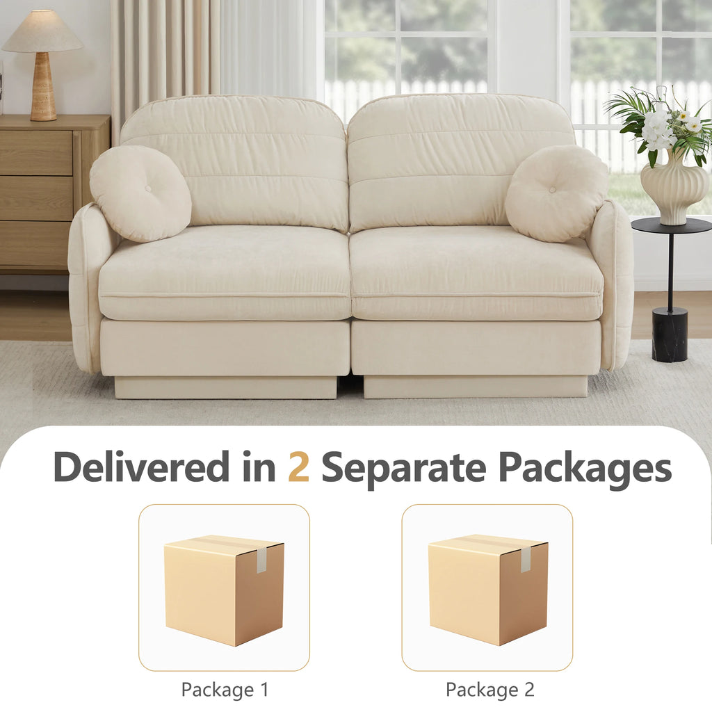 Chenille Loveseat