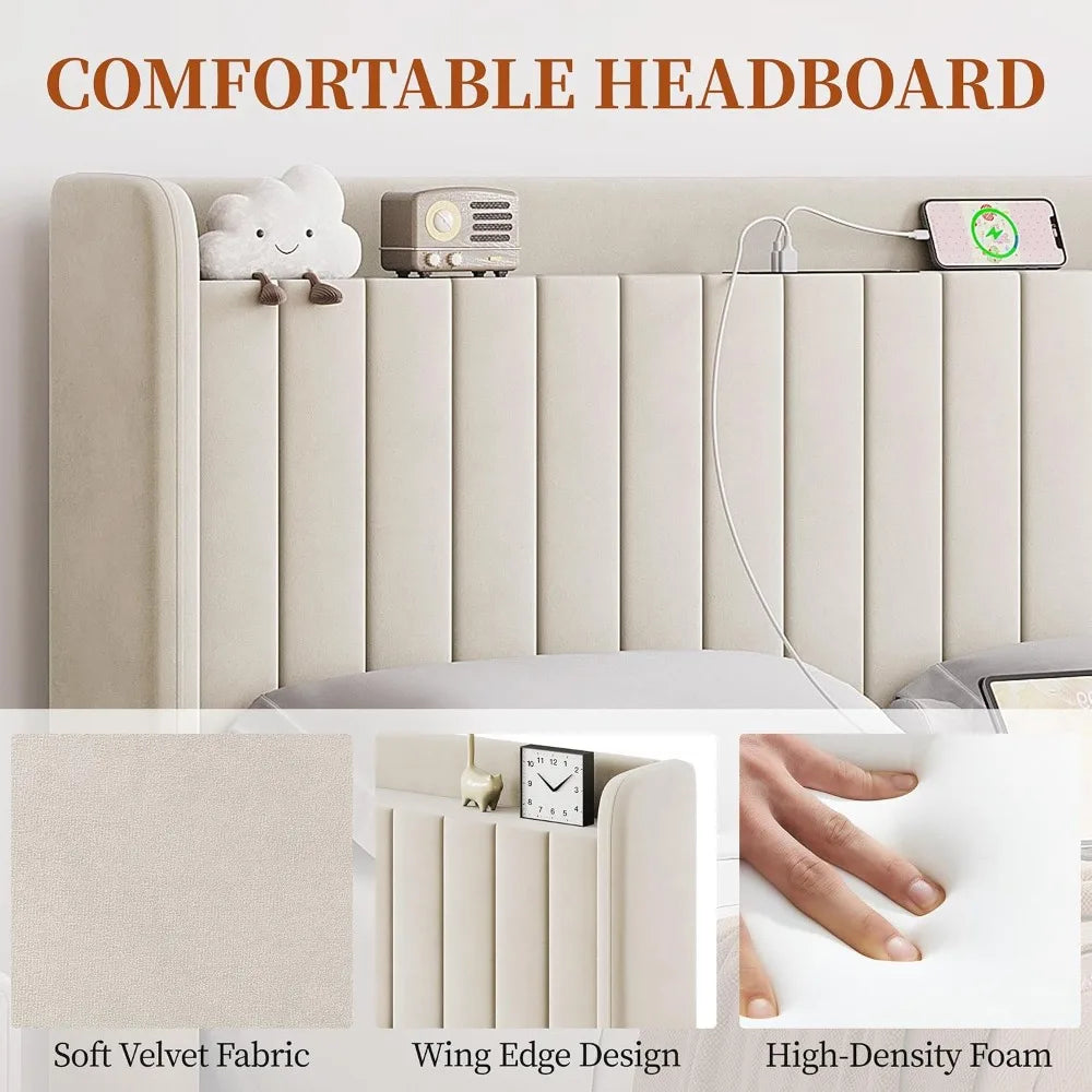 Storage Bed with USB