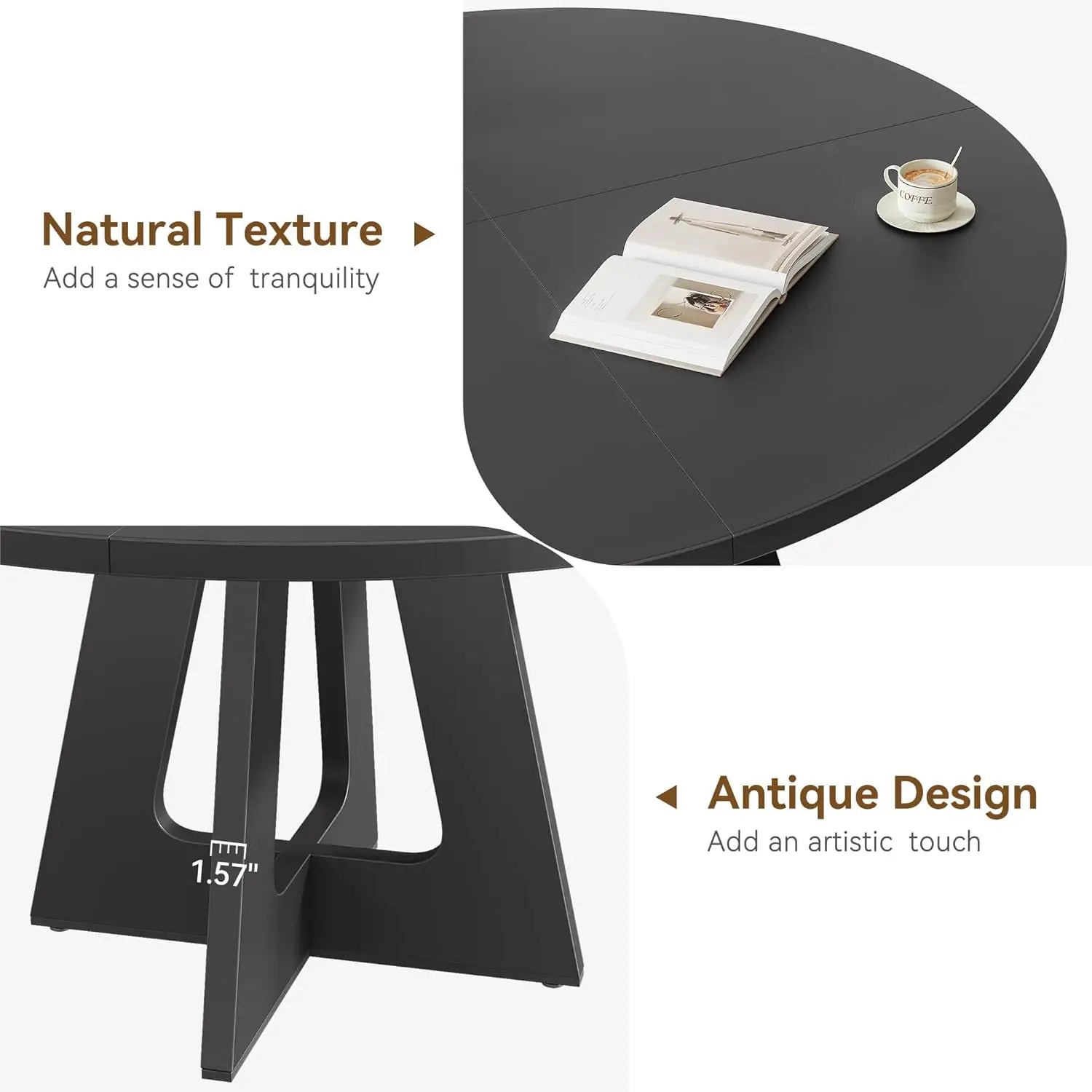 Rustic Round Dining Table