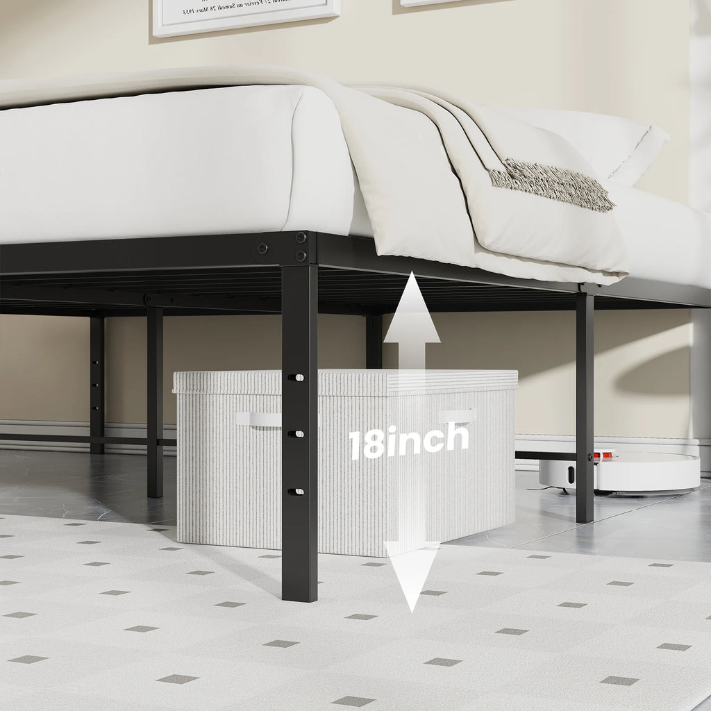18" Metal Platform Bed