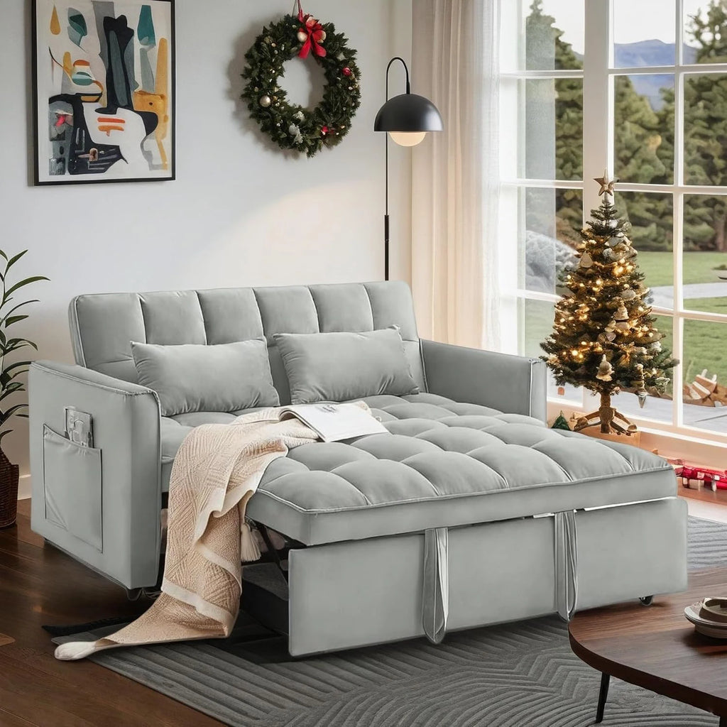 Velvet Sleeper Sofa
