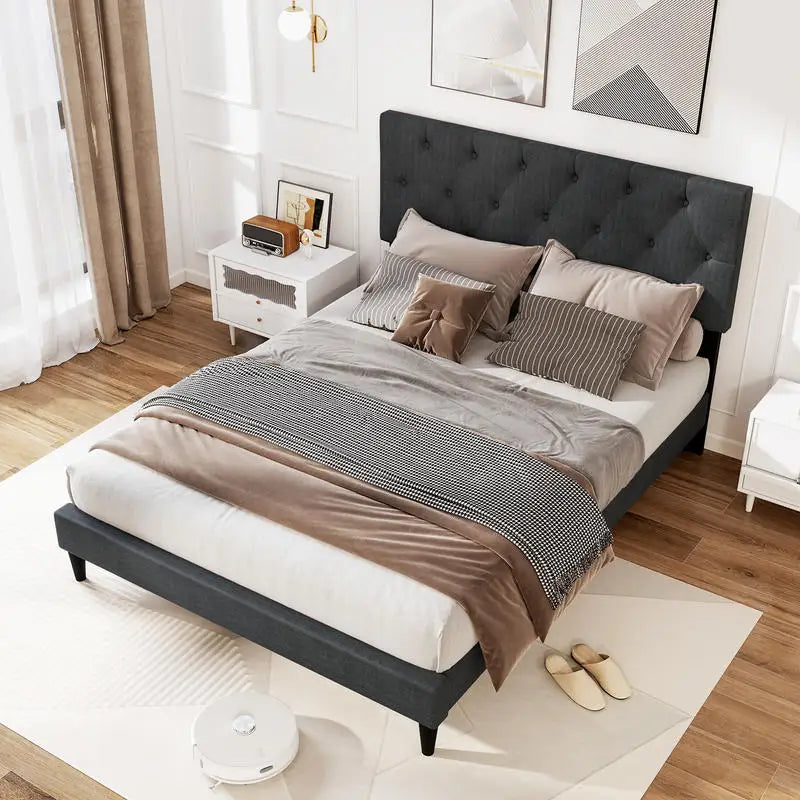 Tufted Upholstered Bed