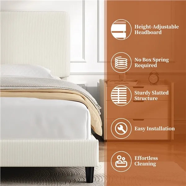 Adjustable Upholstered Bed