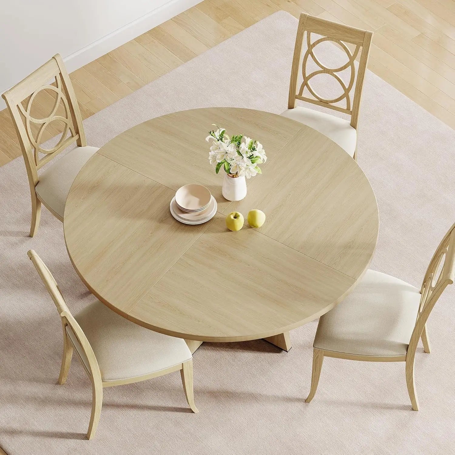 Rustic Round Dining Table
