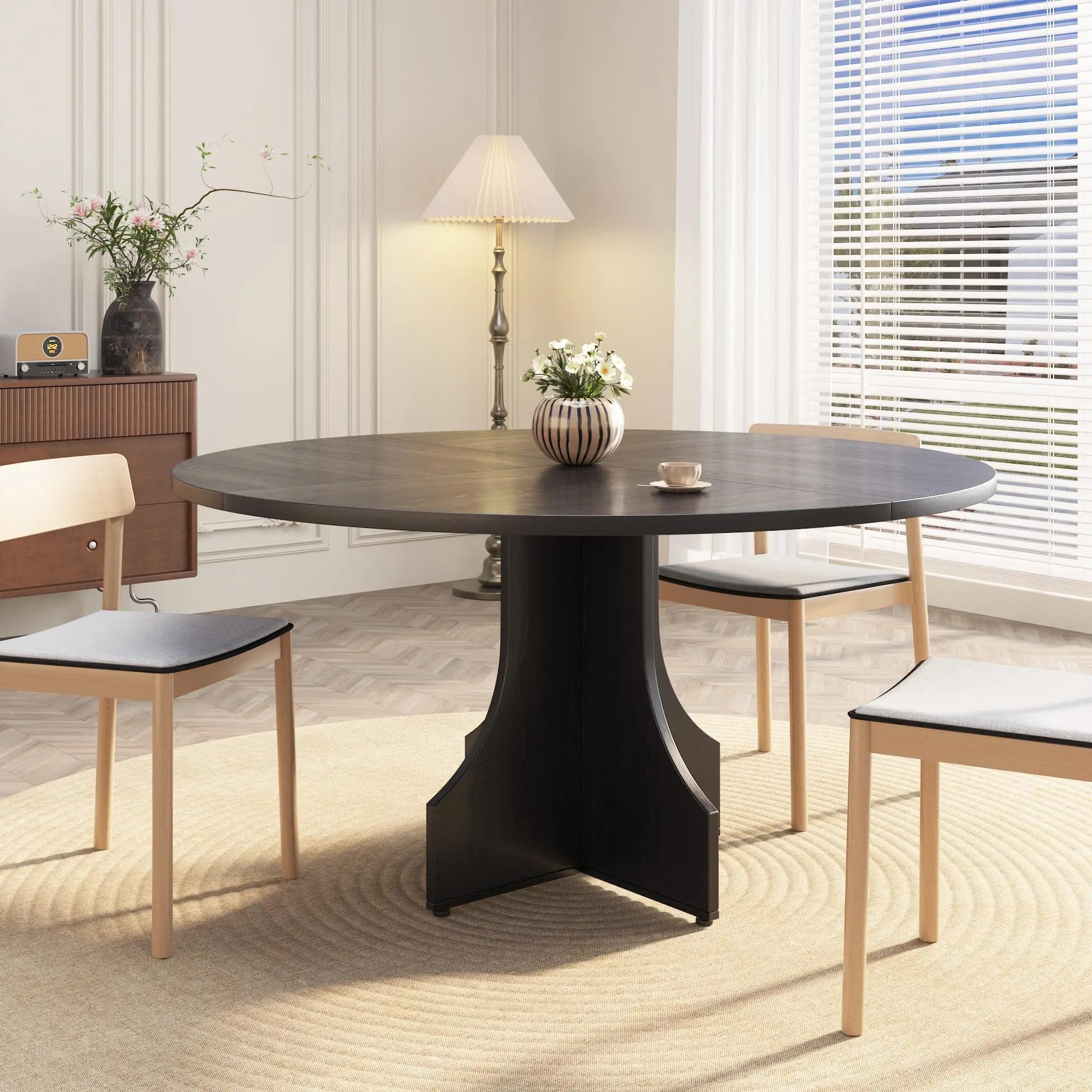 Rustic Round Dining Table