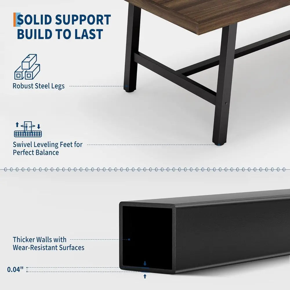 Rustic Wood Dining Table