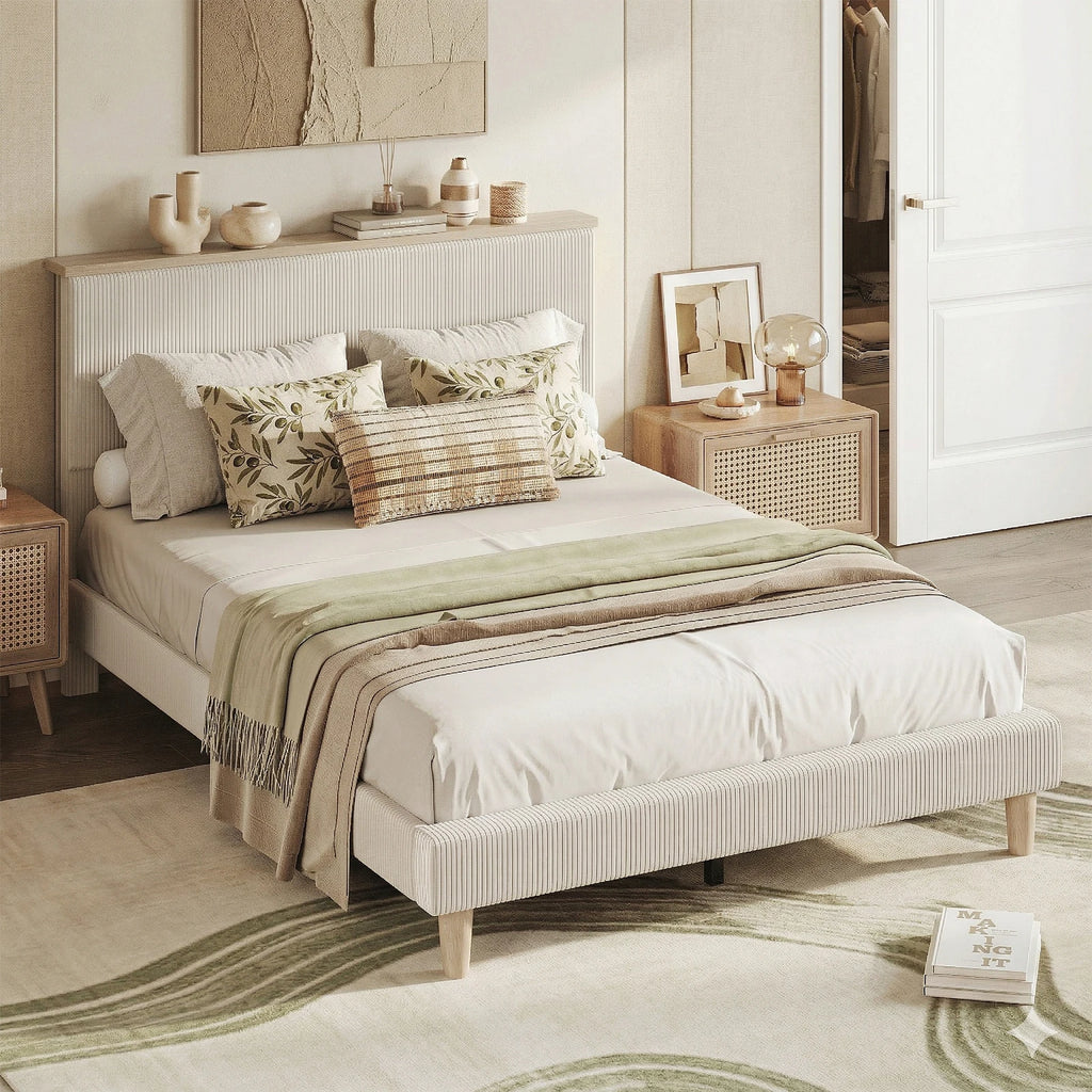 Corduroy Storage Bed