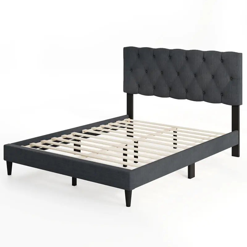 Tufted Upholstered Bed