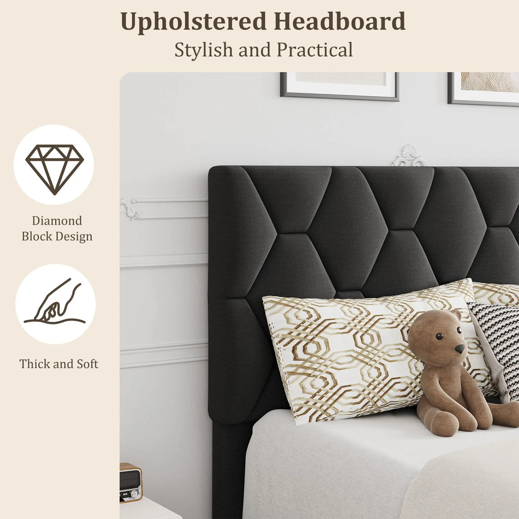 Upholstered Platform Bed