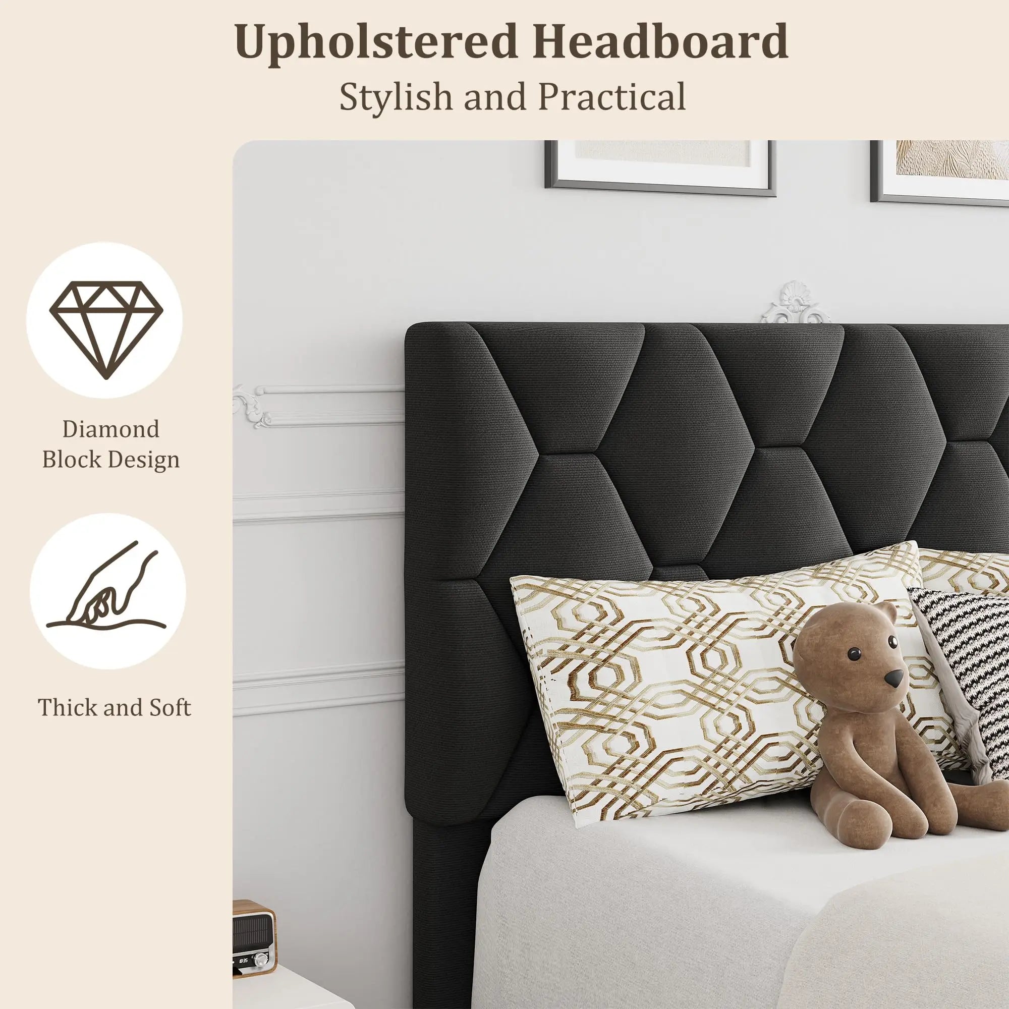 Upholstered Platform Bed