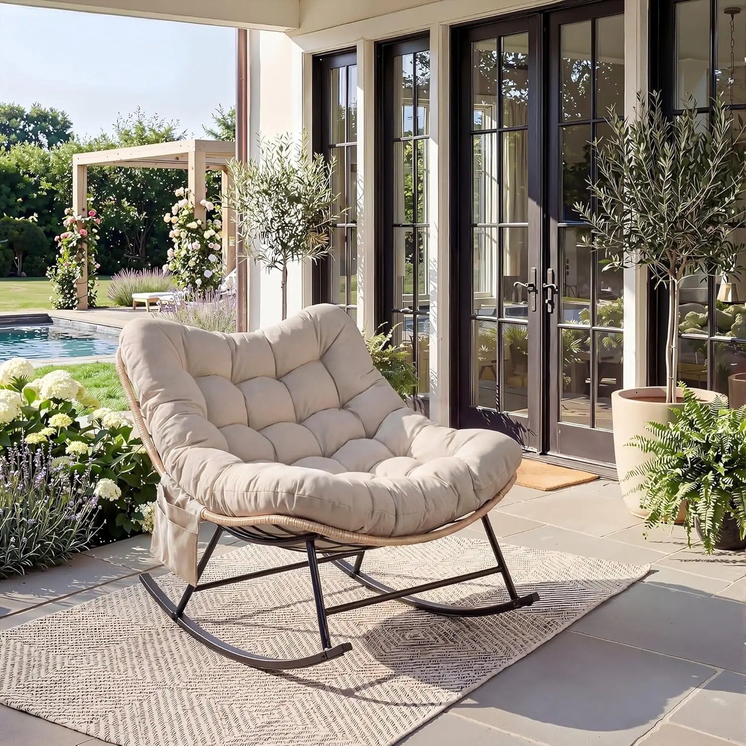 Metal Rocking Chair