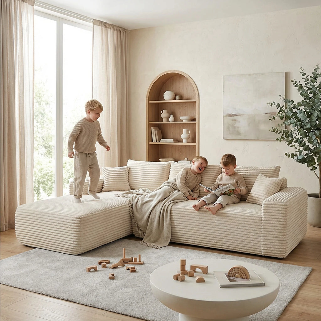 L-Shaped Modular Sofa