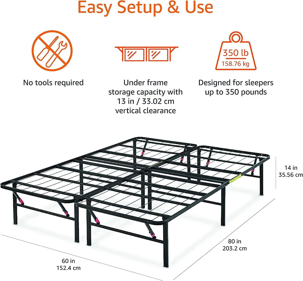 Foldable Metal Bed